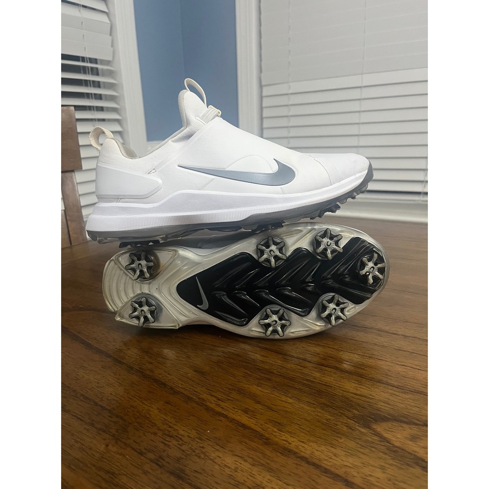 Nike Vapor Pro White Silver Golf Shoes AO2241-101 Mens Size 9